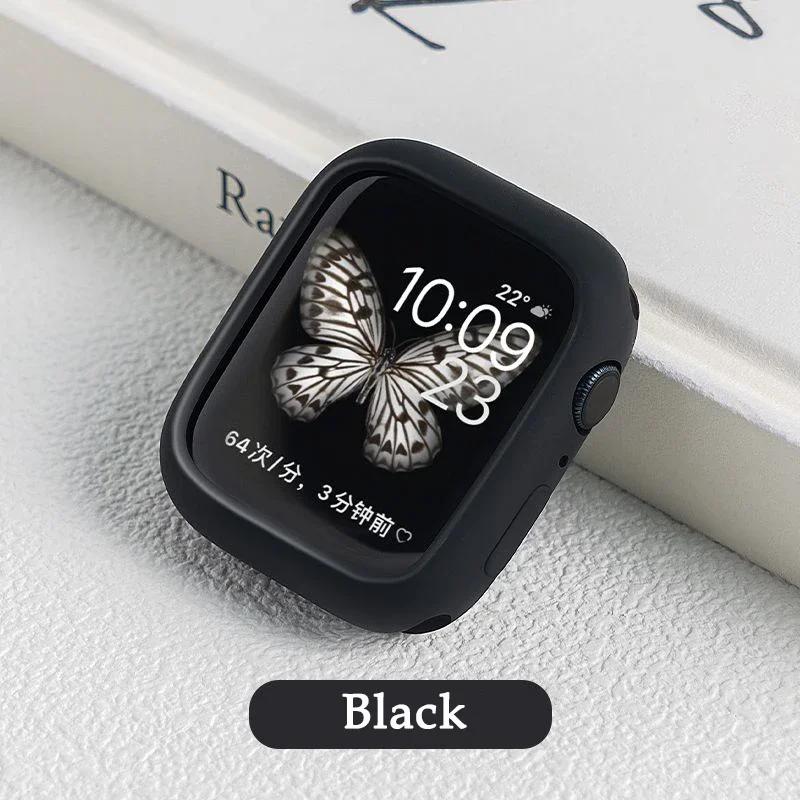 Süßes Silikon für Apple Watch 10 Hülle 46mm 42mm 41mm 45mm 49mm Ultra 44mm 40mm Abdeckung Schutz iWatch Serie 9 8 7 6 Se Stoßfänger