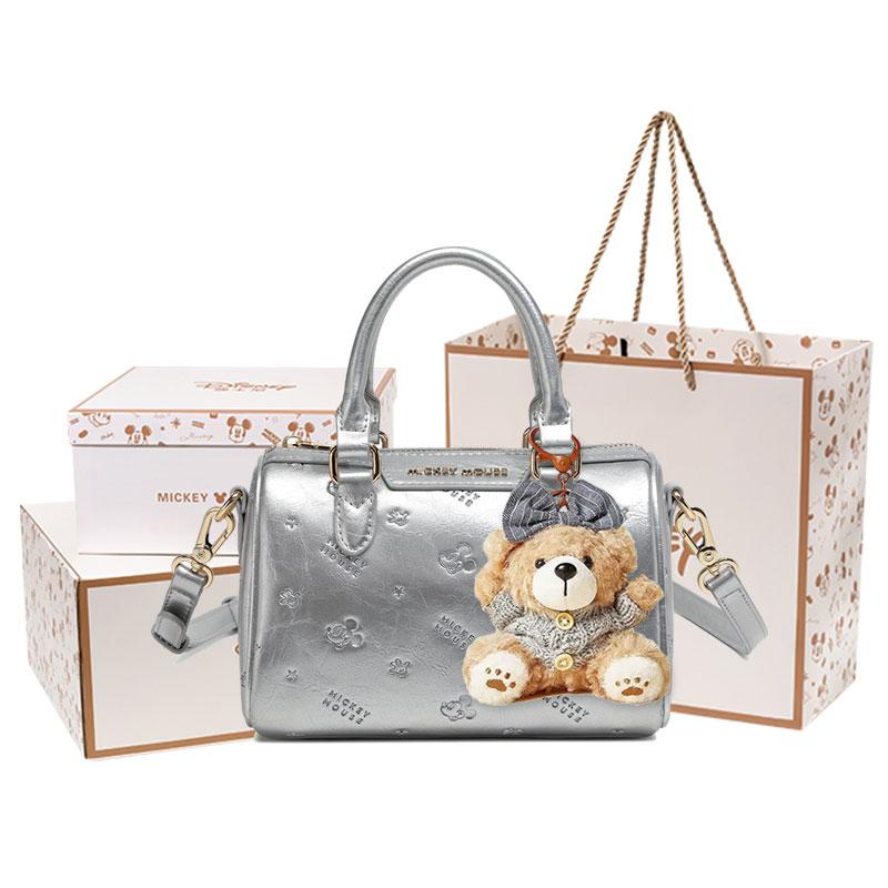 Disney Sweet Fresh Textured College Style Dating Commuting Daily Versatile Adjustable Strap Pillow Bag Boston Bag Crossbody Bag BMK-72618