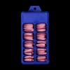 100 PCS/Box Solid Colour False Nail Tips Fake Nails Art Long Stiletto Acrylic Manicure DIY Tools Full Style 20Colors