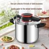 Shuangxi 304 Stainless Steel One-Hand Opening Pressure Cooker