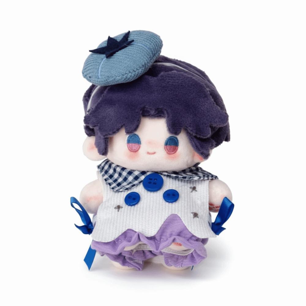 

Fruit Cake Doll Clothes 10cm Doll Replacement Outfit Creative Doll Headwear Dress Pant 10cm Doll синий