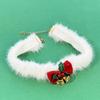 Plush Christmas Choker Velvet Bowknot Xmas Clavicle Chain  Holiday Photography Accessories