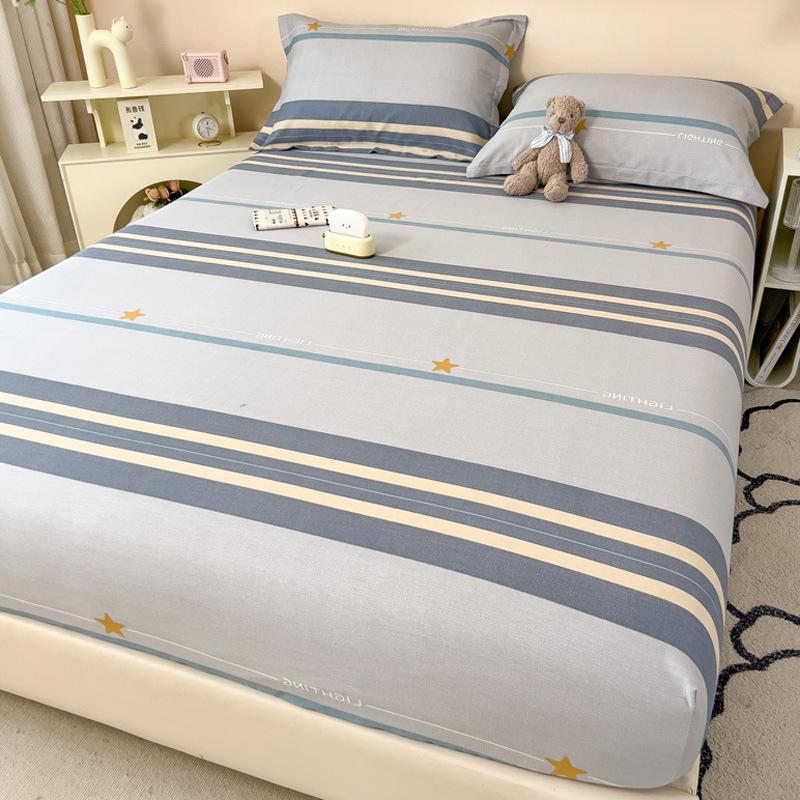 Cotton Printed Mattress, Simmons Mattress Protective Cover, Pure Cotton Lazy Bedspread Pillowcase