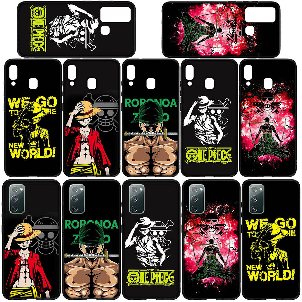 Cover for iPhone 16 15 Xiaomi Redmi Note 14 13 12 11 Pro Max X 16e Samsung Galaxy S25 S24 S23 Moto OPPO Huawei Luffy One Piece Roronoa Zoro Phone Case