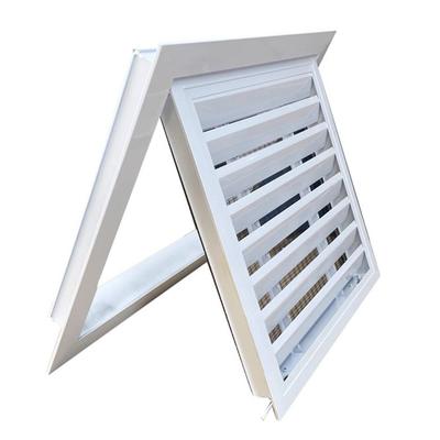New Aluminum Alloy Air Vent Grille Square White Gable Vent With Mesh Gable Wall Shed Vent Ceiling