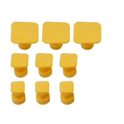 Herramientas para quitar abolladuras, lengüetas de pegamento, kits de reparación de abolladuras, lengüetas de extracción de alta calidad, reparación de abolladuras, refrigerador nuevo práctico amarillo