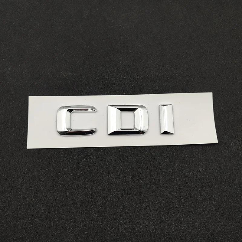 3D ABS Self-adhesive Letters For Car Stickers For Mercedes-Benz E200 E220 E260 E320 E350 CDI 4matic Emblem Trunk Accessories