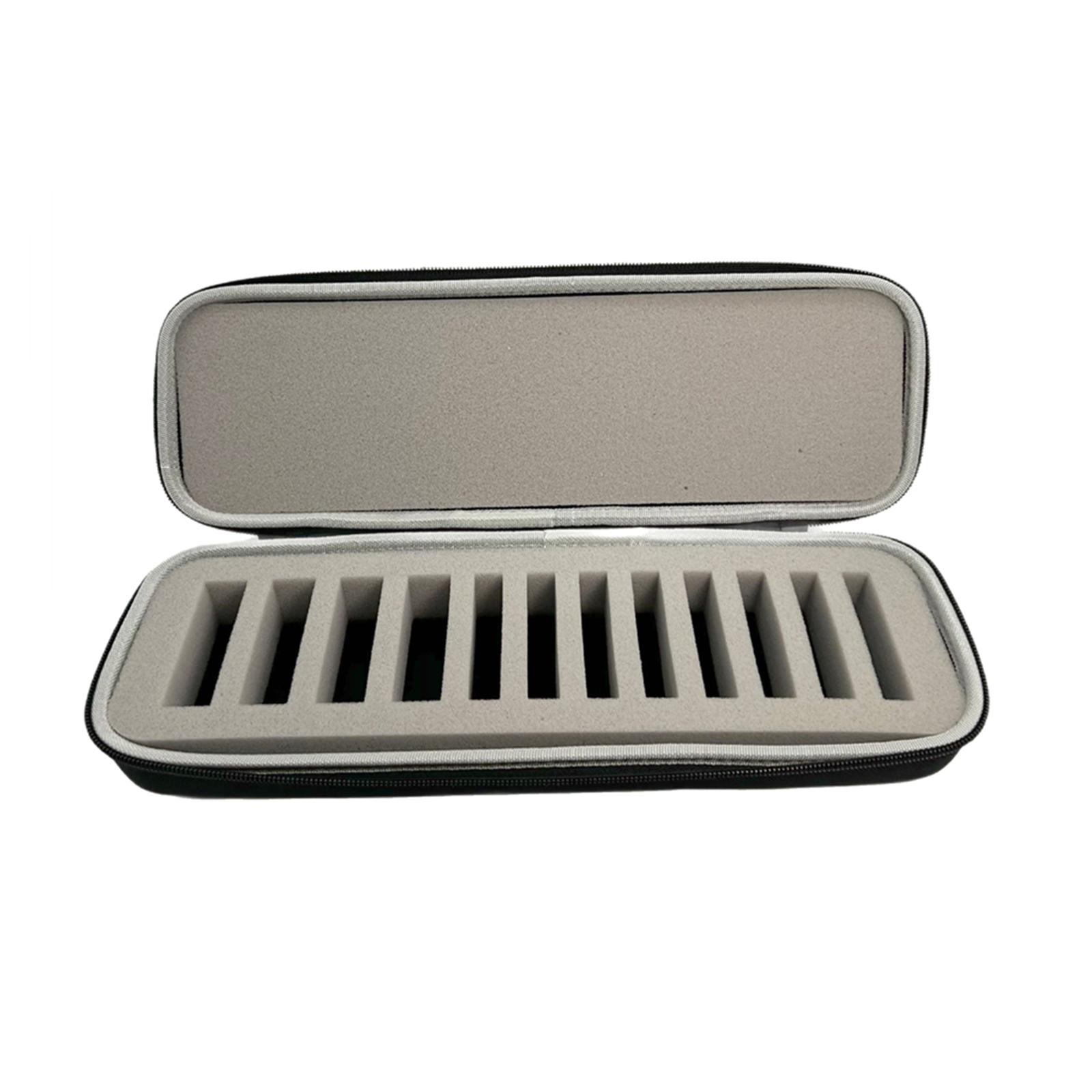 

Multipurpose EVA Storage Container for Hair Trimmer Blade 12 Slot Space Saving Professional Tool Organizers 1