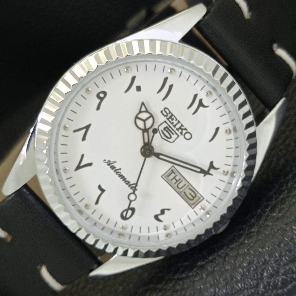 

JAPAN VINTAGE REFURBISHED SEIKO 5 AUTOMATIC 6309A MENS ARABIC WATCH a441523-5 Sk-a441523