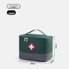 Portable Large-Capacity First Aid Kit and Medicine Storage Bag with Crossbody Strap for Emergencies