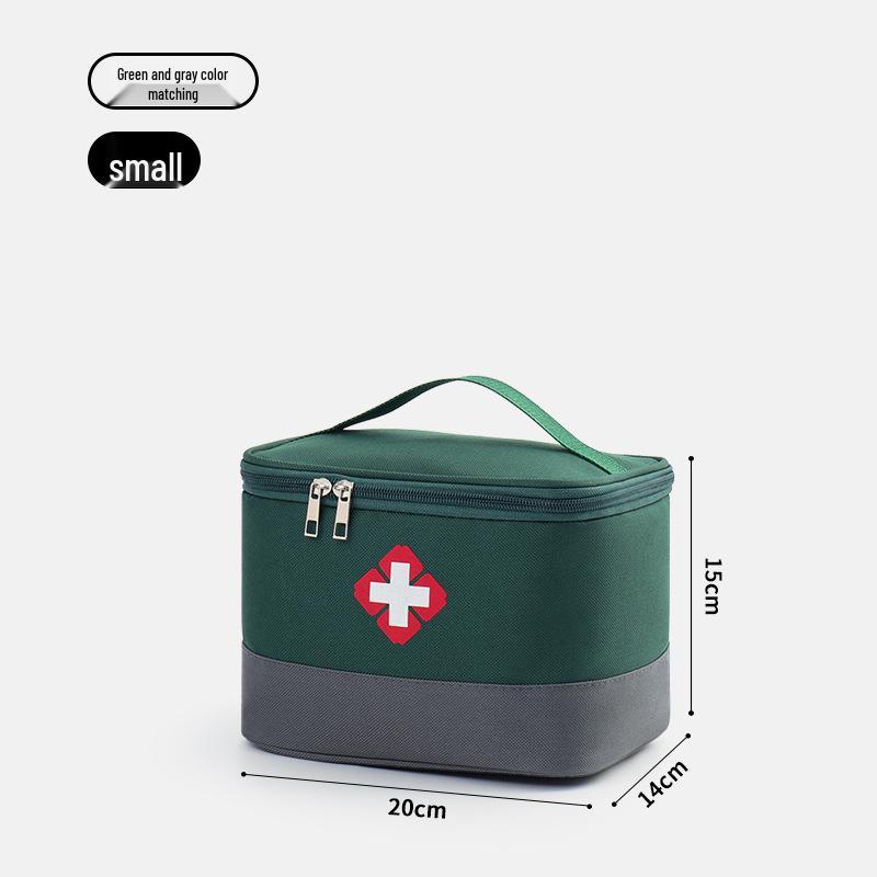 Portable Large-Capacity Medicine Bag: Outdoor Foldable Drug Storage & Travel First Aid Kit