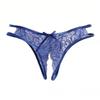 Low-waist Lace Seamless Panties Open Crotch Women's Thong Mesh Lace Briefs  Summer Spring