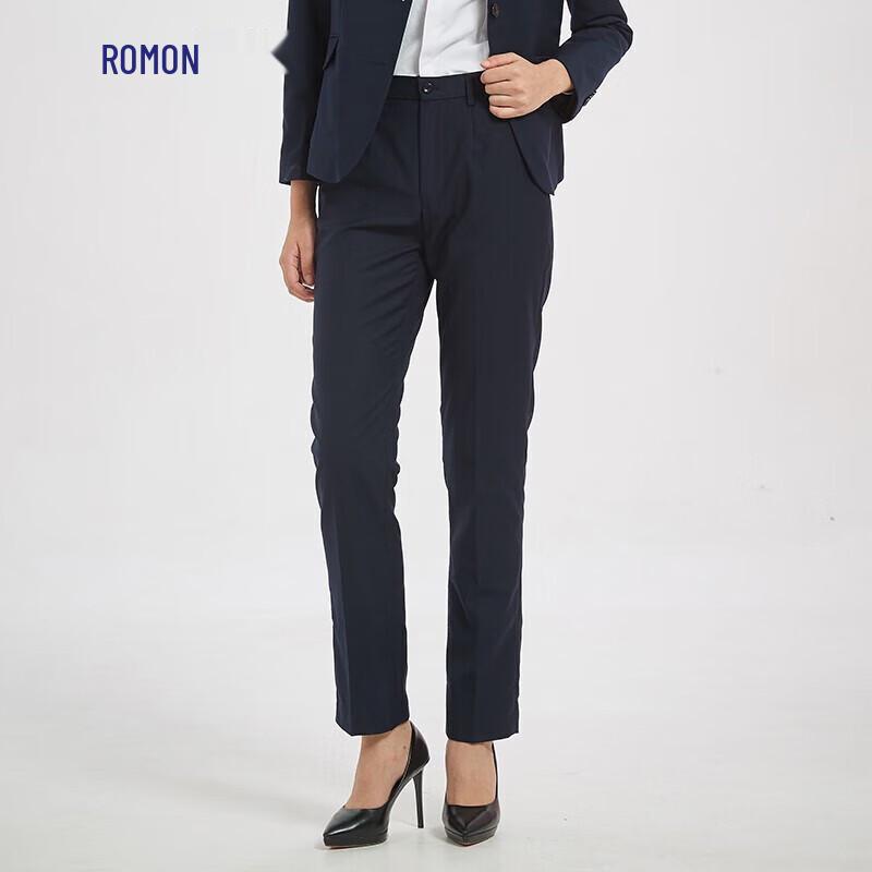 Women s High-Waist Straight-Leg Business Casual Trousers 82