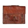 New Men's Vintage Brown Leather Satchel Messenger Shoulder Laptop Briefcase Bag