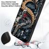 Fashion Dragon Illustration For OPPO Reno 5 6 7 A96 A40 A58 Realme GT A74 A78 Neo2 A74 A78 Find X5 X3 X7 X8 Black Phone Case