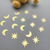 100pcs Moon and Stars Shaped Confetti,Table Decorations, for Weddings, Birthdays, Anniversaries, Bachelor Parties