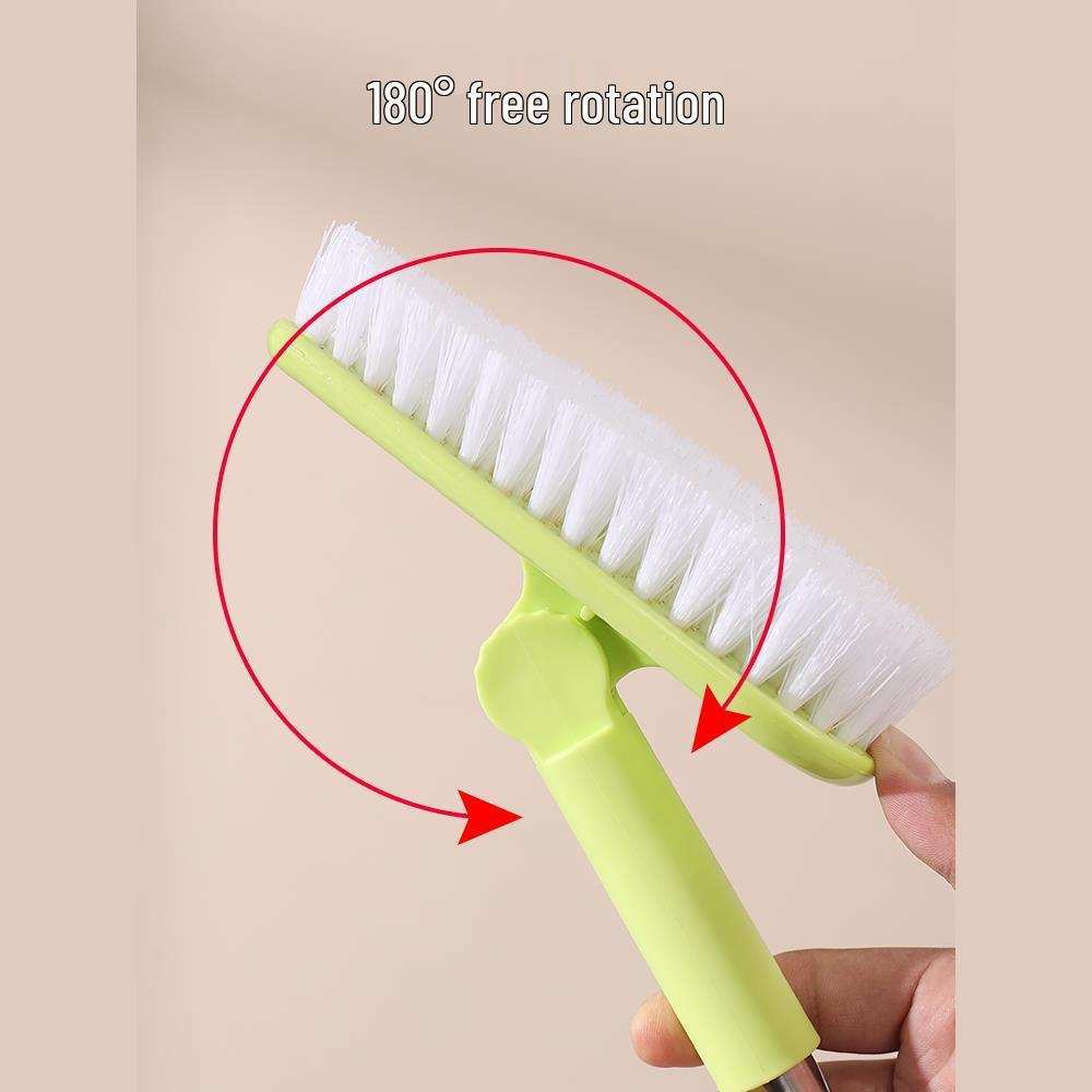 Ergonomic Grout & Toilet Cleaning Brush with Long Handle