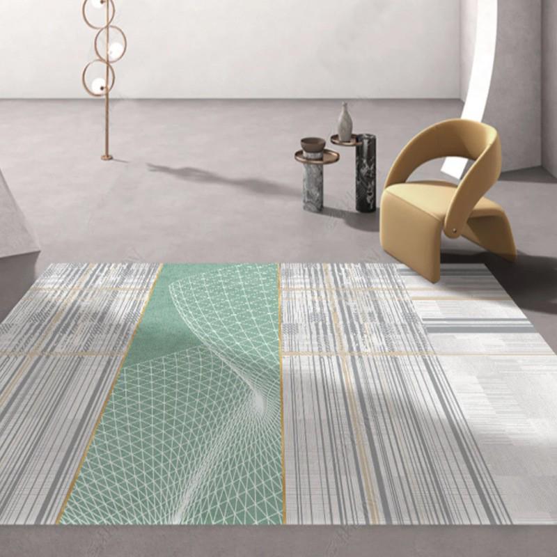 Nordic Light Luxury Imitation Cashmere Living Room Carpet | Non-Slip Floor Mat
