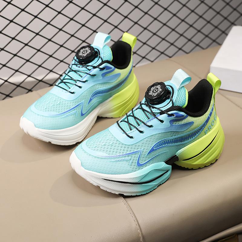 2025 autumn new non-slip boys sports shoes casual soft sole comfortable boys double net breathable basketball shoes