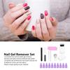 Sada nástrojů na odstraňování gelového laku na nehty, Odstraňovací podložka na lak na nehty, Zatlačovač nehtové kůžičky, Sada pilníků na nehty