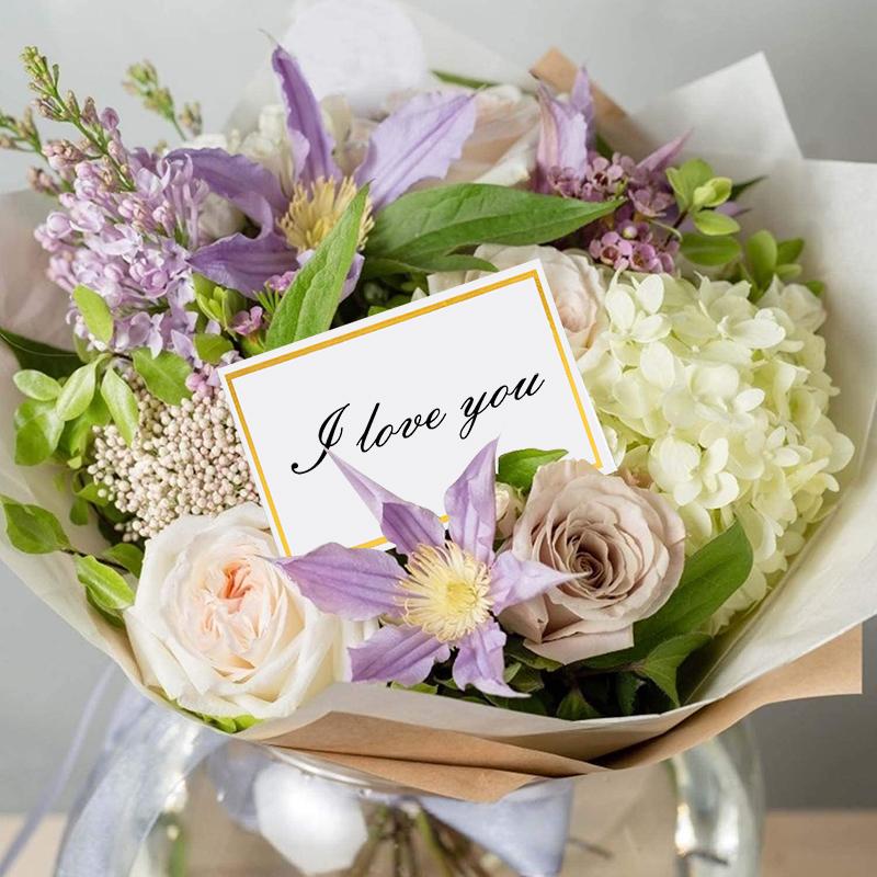 10-50pcs Gold Bronzing Name Place Cards Wedding Seating Number Card Table Decoration Christmas Birthday Party Greeting Card