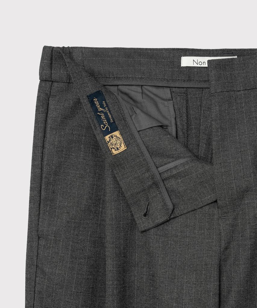 NONBLANK [Nonblank X Ojg][Saint Year] Loose Fit Pants_Grey Stripe