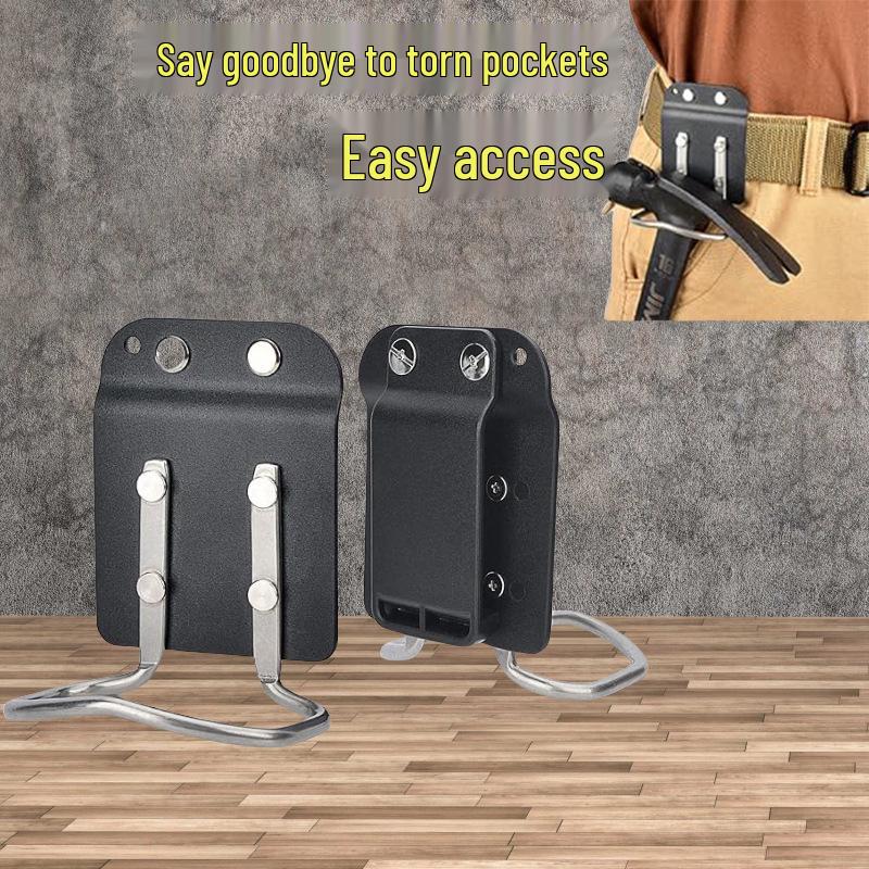 Versatile Clip-On Tool Belt for Cordless Drills, Tape Measures, Hammers, Etc.