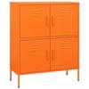 VidaXL Armoire de rangement, Orange 80x35x101,5 cm Acier