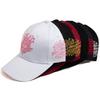 New Men Women Baseball Cap Totem Embroidery Cotton Hip Hop Hat Fashion Visor Sun Snapback Summer Outdoor Casual Caps For Flame