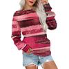 Women's Printed Sweatshirt Long Sleeve Round Neck Casual Comfortable Loose Lightweight Women's Sweatshirt