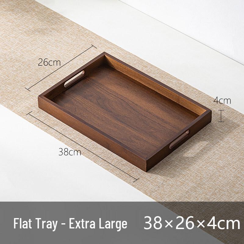 Japanese Style Rectangular Bamboo Serving Tray