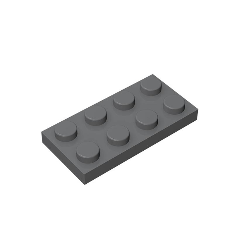 Rainbow Pig MOC Particles 3020 Plate 2 x 4 For Building Blocks Parts DIY Compatible Assembles Educational Tech Parts Toys