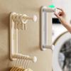 Punch-Free Wall-Mounted Retractable Hanger Storage Rack