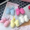 Porte-clés Nœud Simple et Doux Tendance Pendentif Nœud 3D Porte-clés Pour Femmes Filles Décoration Suspendue de Sac à Dos Créative Cadeaux