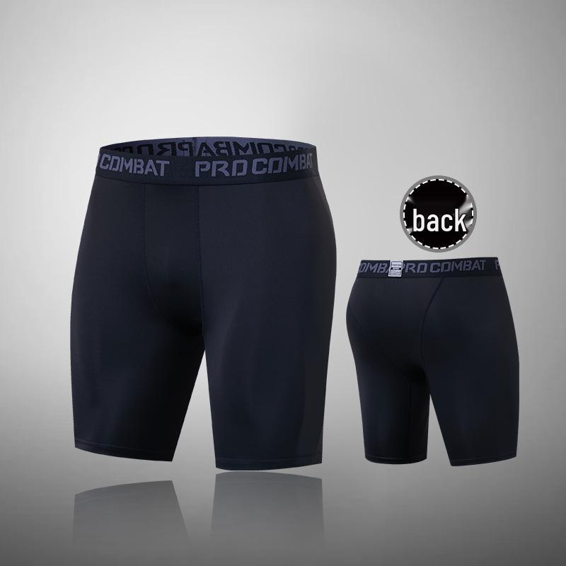 Men's High-Elastic Compression Sports Leggings: Quick-Dry, Long Pants for Running, Basketball & Fitness.