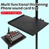Microphone Stand Soundcard Tray Clip Holder For Live Tripod Bracket Mic Holder Accessories