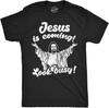 Jesus Is Coming Look Busy Graphic T-shirt