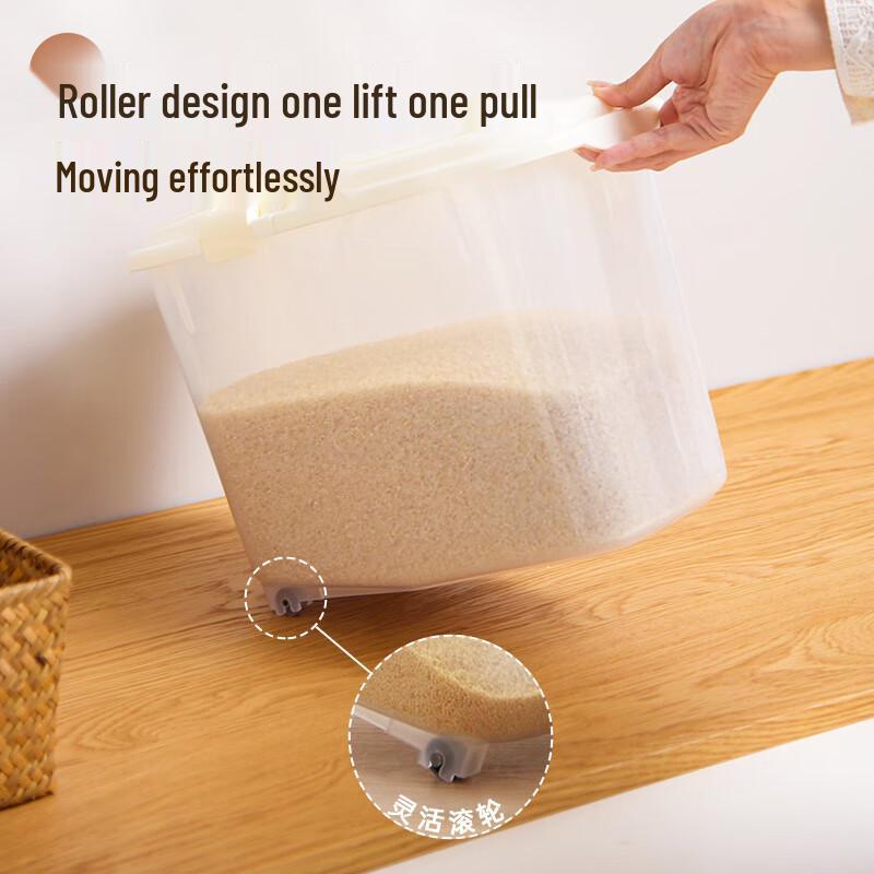 Xilong Sealed Rice Storage Container with Wheels