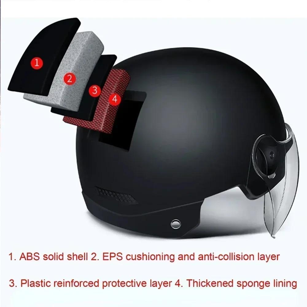 Casque de Vélo Haute Résistance Protection Sécurité Réglable Confortable Respirant Pour Cyclisme Moto Conduite
