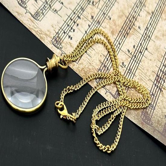 Magnifying Monocle, Pocket Magnifying Glass - Steampunk Retro Gift - Pocket Monocle Costume - Pocket Magnifiers Handmade