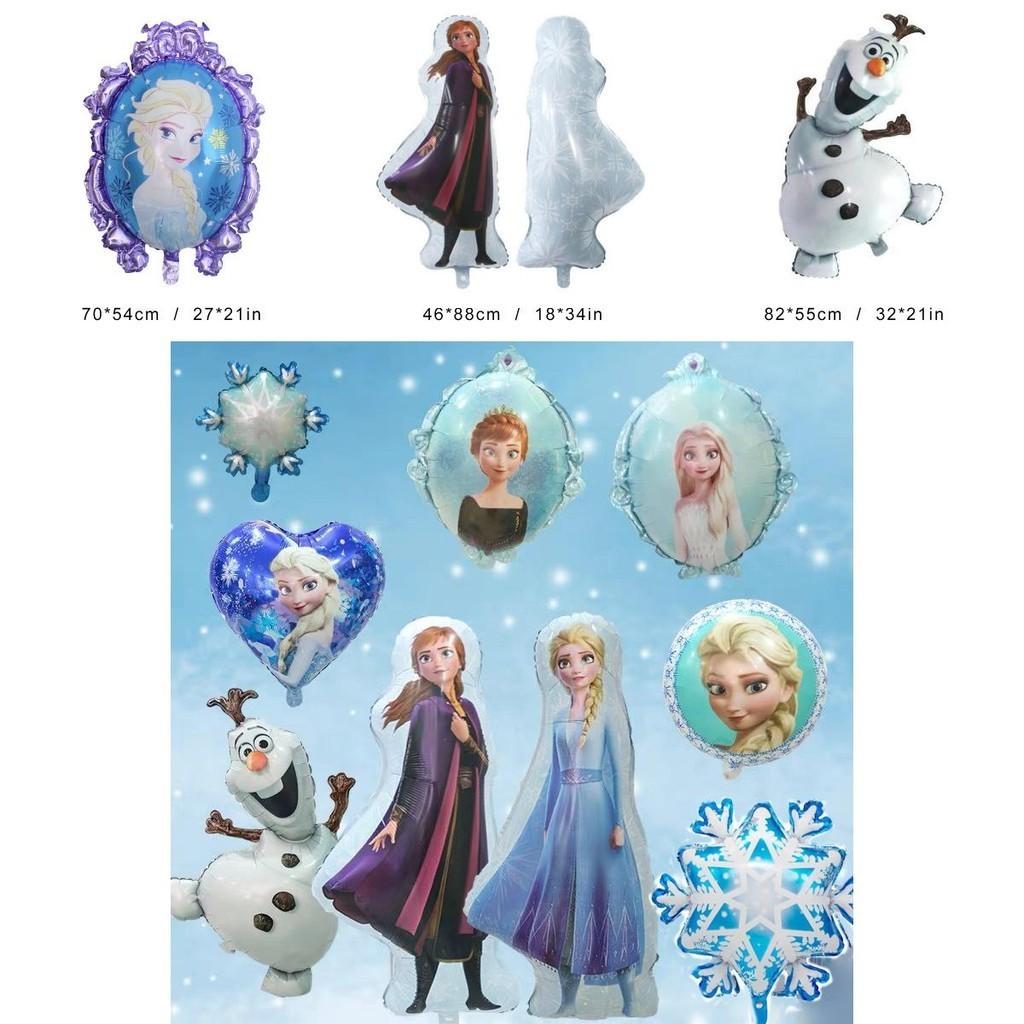 Snowy Princess Elsa Anna Balloons For Frozen Themed Party
