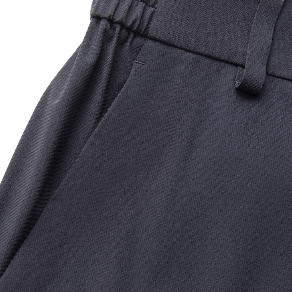 Li-Ning Breathable Solid Color Mid-Rise Straight Leg Casual Pants Men bottoms Navy-Blue AKYV149-3