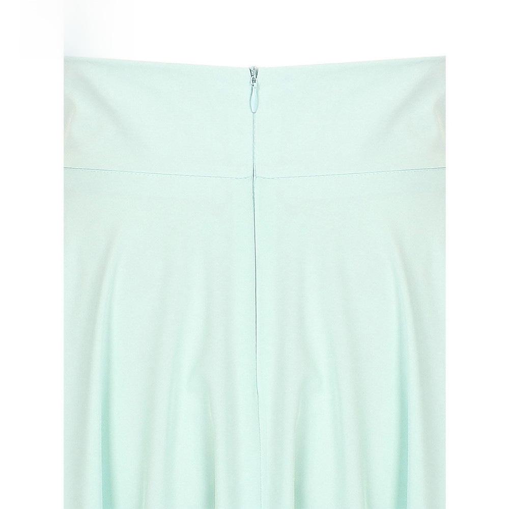 2018 Bohemian High Waist Midi Skate Dress Skirt