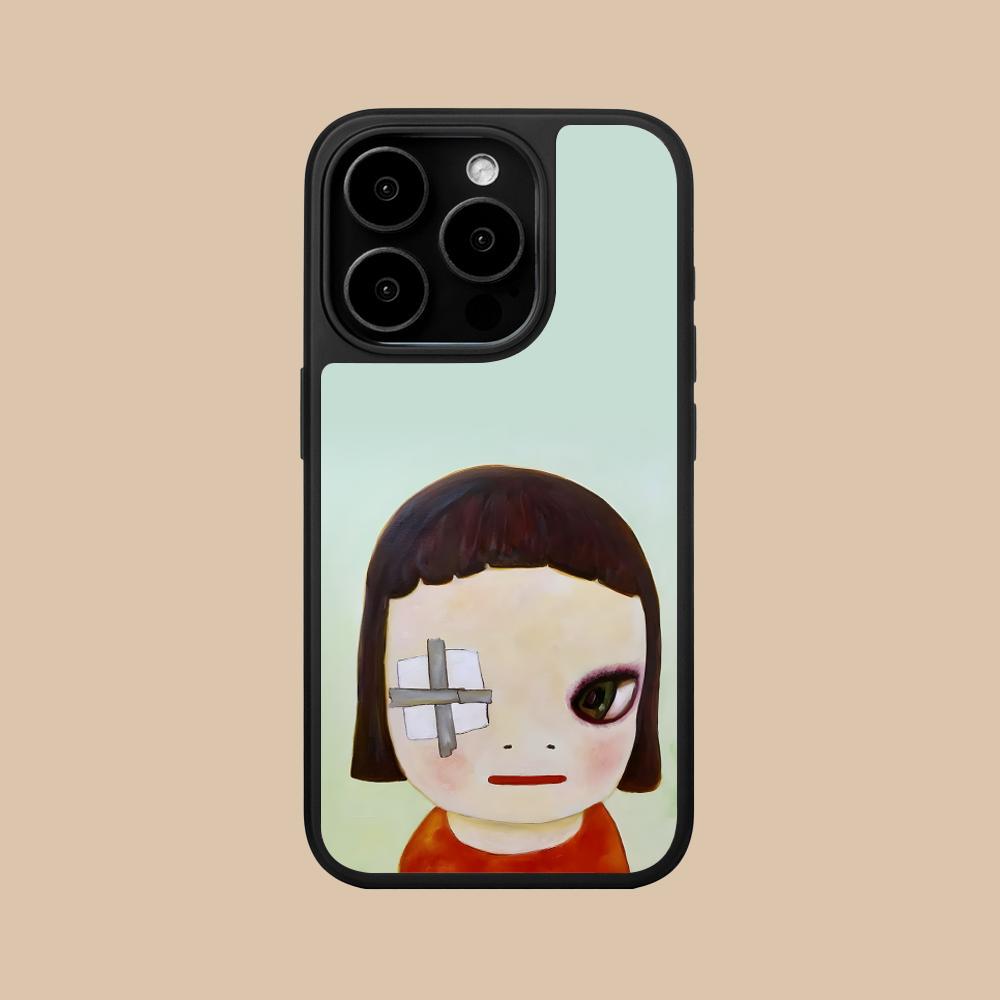 Anime Yoshitomo Nara Phone Case for iPhone 17 16 15 14 13 12 11 Air Pro Max Plus Matte Surface Colorful Cover Luxury Cellphones