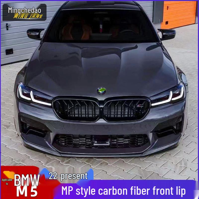 BMW M5 F90 MP Carbon Fiber Front Lip & Shovel Body Kit