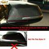 2pcs Carbon Fiber Rear Side Mirror Cover Caps Fit For BMW F20 F21 F22 F30 M3 F23