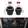 Front Central Console Radio Volume Rotary Knob Air Conditioning Heater Climate Control Button Cover For Jeep Grand Cherokee WK2