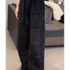 Plus-Size High Waist Lace Hollow Wide-Leg Summer Pants
