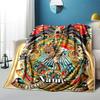 Home Customize Your Name Blankets Nautical Adventure Themed Comfortable Soft Fleece Blanket For All Seasons Perfect Gift For Friends' Birthdays Or