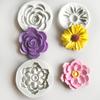 Flower Silicone Molds Diy Wedding Cupcake Topper Fondant Cake Decorating Tools Soap Resin Clay Candy Chocolate Mould